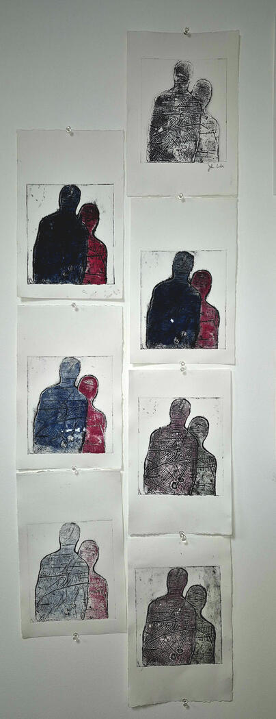 'Re-Generational Loss' Collagraph on paper